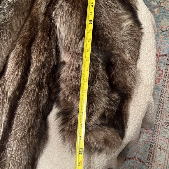 Raccoon fur coat S/M - Picture 14 of 16